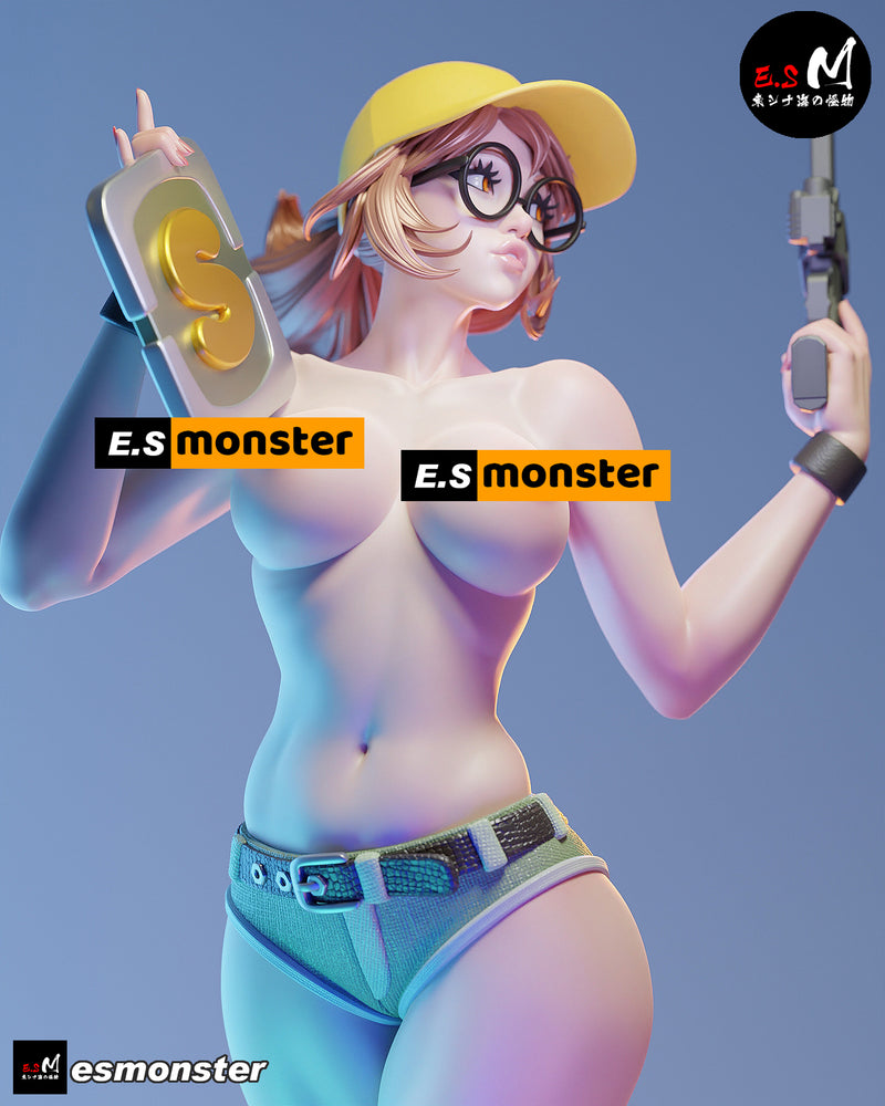 Fio | Pin-Up Statue Fan Art Miniature Unpainted | E.S Monster