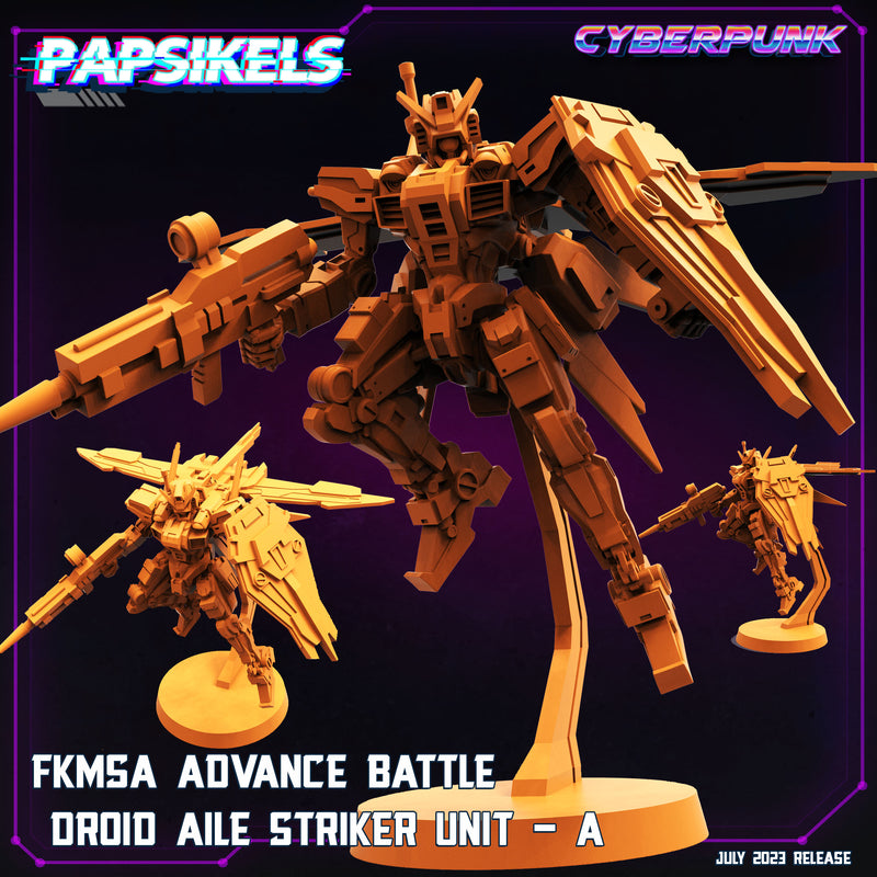 FKMSA Aile Striker Unit A | Cyberpunk | Sci-Fi Miniature | Papsikels