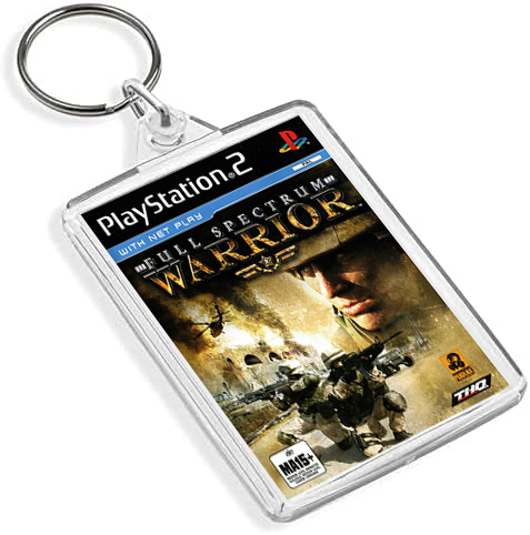 Retro Gaming Box Art Keyring - Gen VI P2 Console Style (Titles A-G)