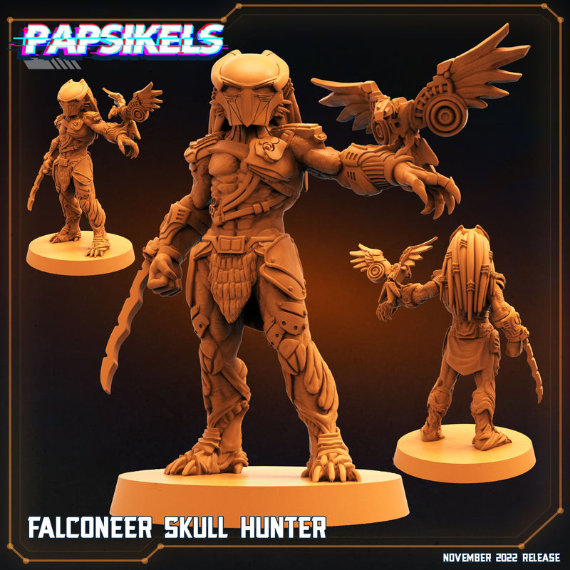 Skull Hunter Miniatures | Aliens Vs Skull Hunters II | Sci-Fi Miniature | Papsikels
