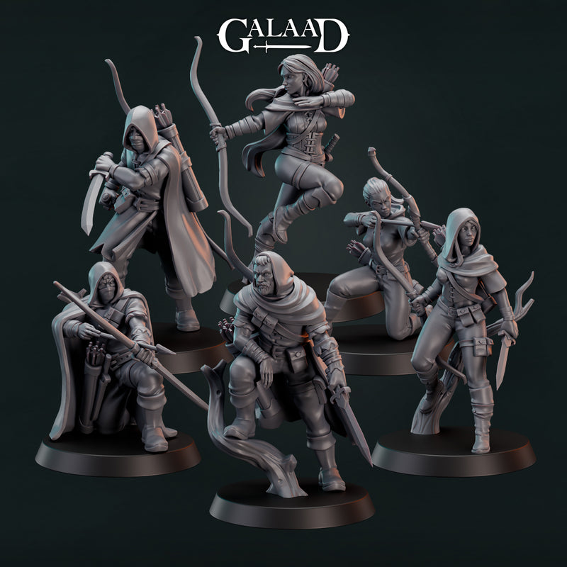 Forest Ranger Miniatures | Fantasy Miniature | Galaad Miniatures