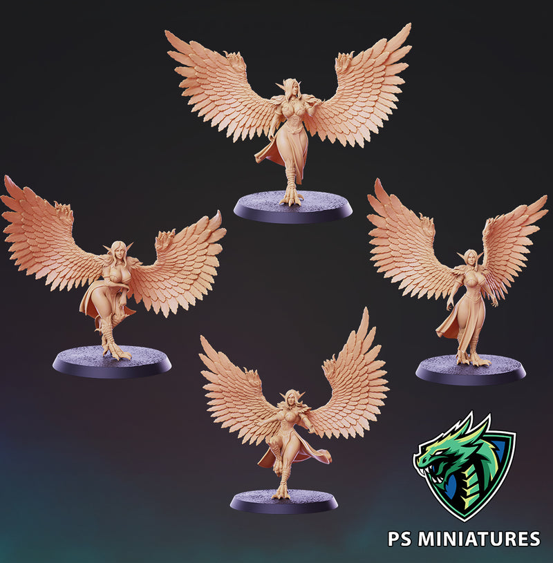 Fantasy Harpy Miniatures | Pin-Up Miniatures | PS Miniatures