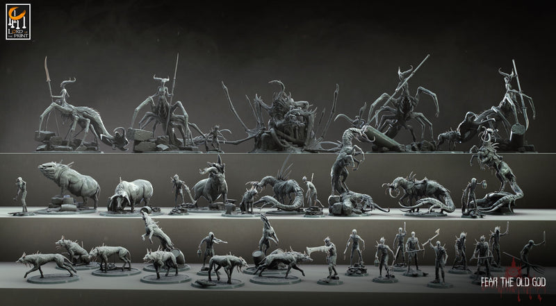 Fear the Old God Miniatures (Full Set) | Fantasy Miniature | Rescale Miniatures TabletopXtra