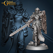 Female Knights Miniatures (Full Set) | Fantasy Miniature | Galaad Miniatures TabletopXtra
