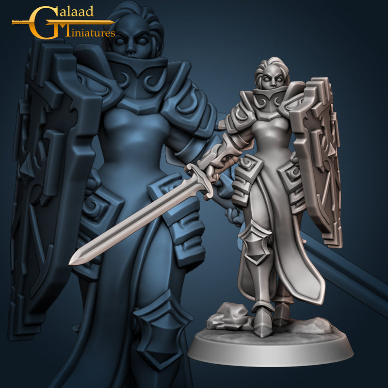 Female Knights Miniatures (Full Set) | Fantasy Miniature | Galaad Miniatures TabletopXtra