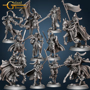 Female Knights Miniatures (Full Set) | Fantasy Miniature | Galaad Miniatures TabletopXtra