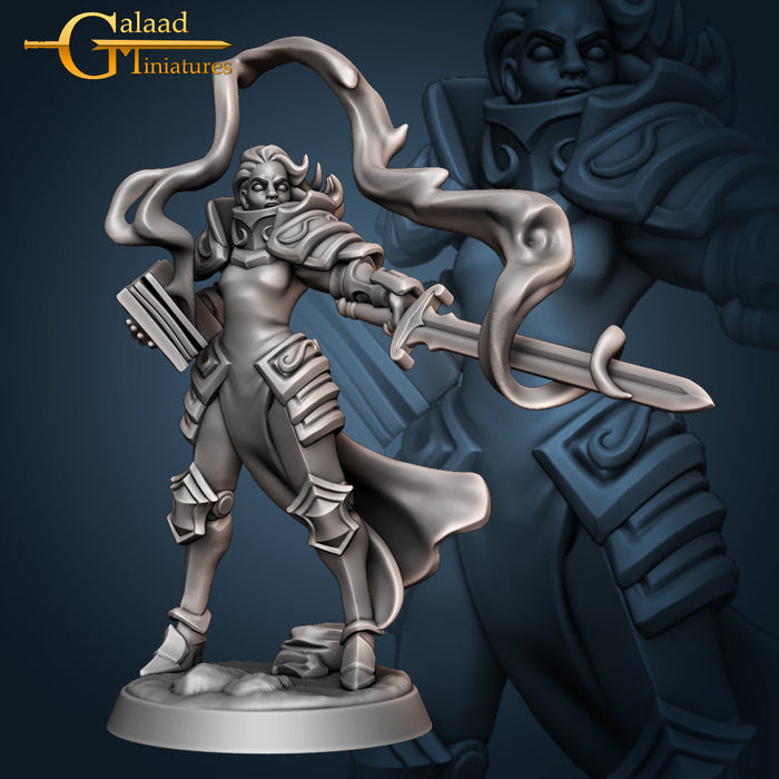 Female Knights Miniatures (Full Set) | Fantasy Miniature | Galaad Miniatures TabletopXtra