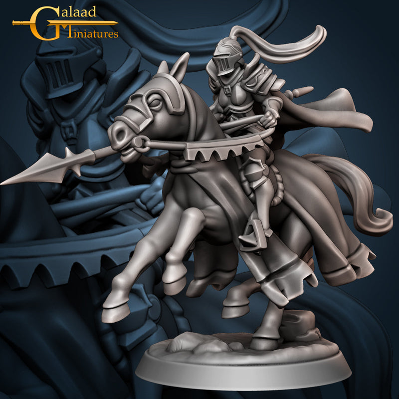 Female Knights Miniatures (Full Set) | Fantasy Miniature | Galaad Miniatures TabletopXtra