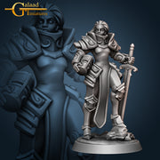 Female Knights Miniatures (Full Set) | Fantasy Miniature | Galaad Miniatures TabletopXtra