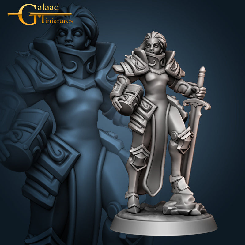 Female Knights Miniatures (Full Set) | Fantasy Miniature | Galaad Miniatures TabletopXtra