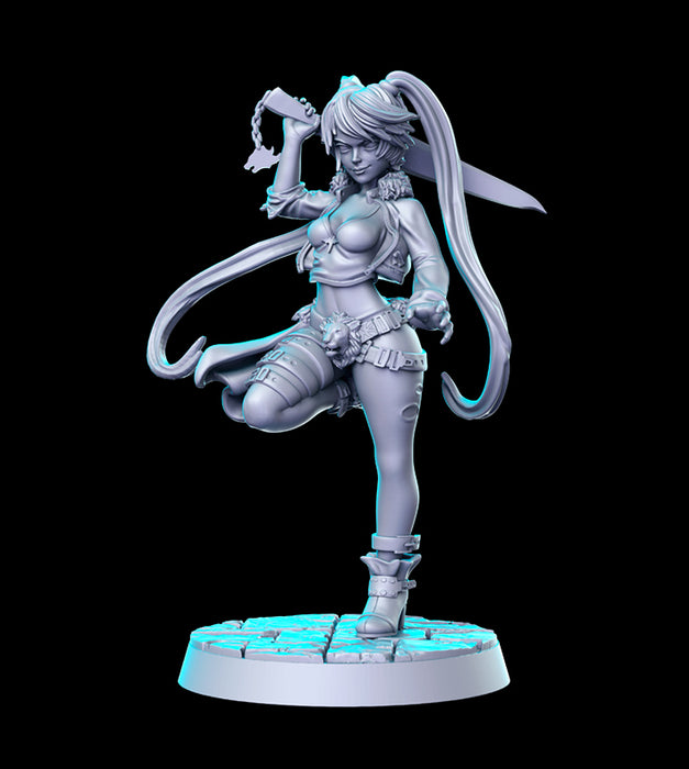 Female Artificer Squall | Classic JRPG Vol 19 | Fantasy Miniature | RN Estudio