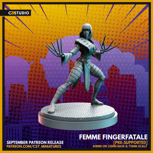 Femme Fingerfatale | Heroes | Sci-Fi Miniature | C27 Studio TabletopXtra