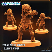 Feral Skull Hunter Miniatures | Rambutan Breakers | Sci-Fi Miniature | Papsikels TabletopXtra