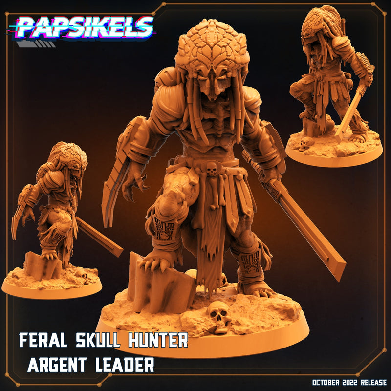 Feral Skull Hunter Miniatures | Rambutan Breakers | Sci-Fi Miniature | Papsikels TabletopXtra