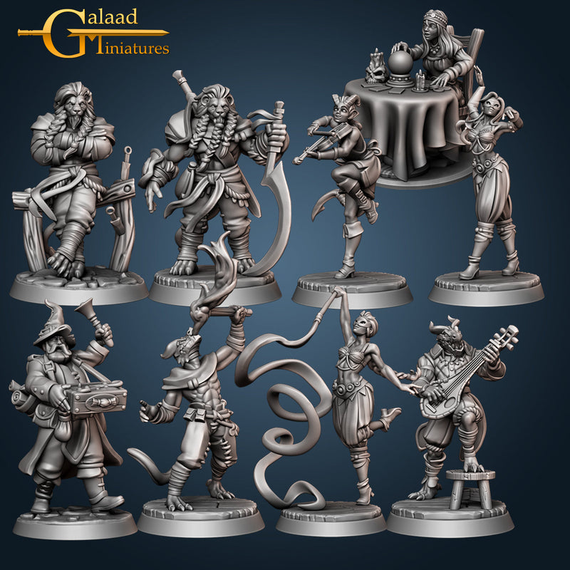 Festival Performer Miniatures (Full Set) | Fantasy Miniature | Galaad Miniatures TabletopXtra