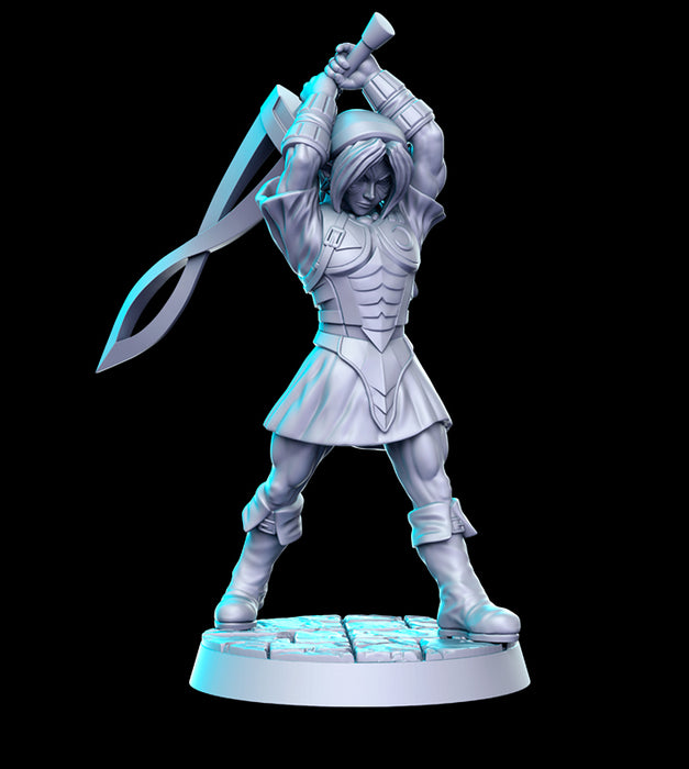 Warrior Berserker God Connection | Classic JRPG Vol 19 | Fantasy Miniature | RN Estudio