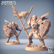 Fighter Miniatures | Human Fighters Guild | Fantasy D&D Miniature | Artisan Guild TabletopXtra