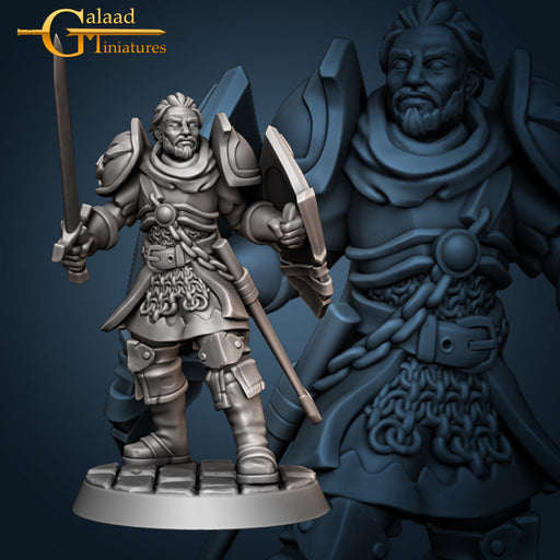 Fighter Rendal | May 22 Adventurer | Fantasy Miniature | Galaad Miniatures TabletopXtra