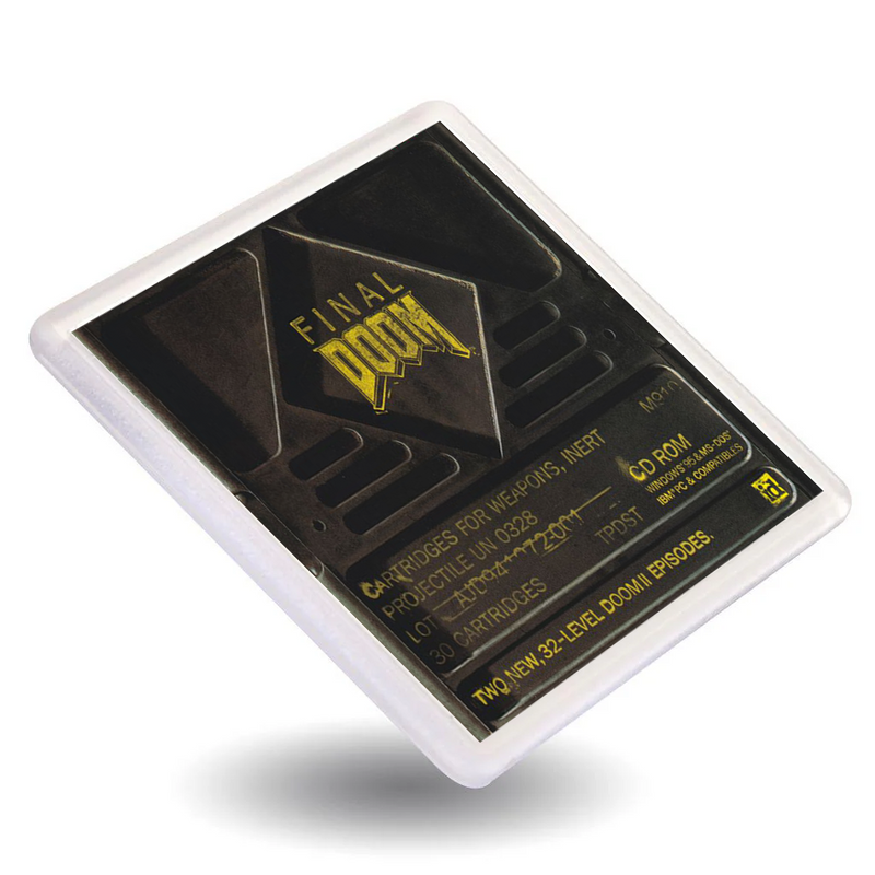 Classic Doom - Retro Gaming Box Art Gift Coasters