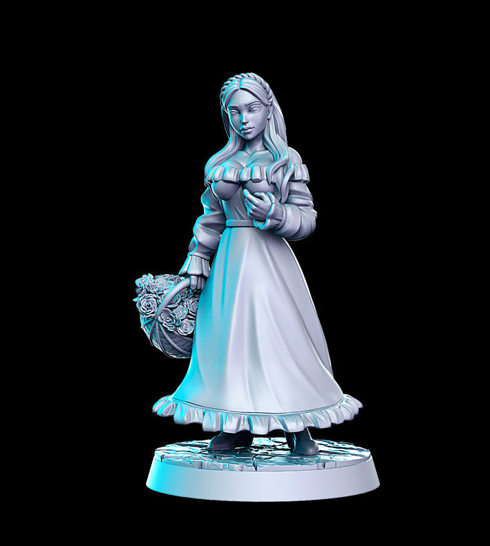 Fiora | Peasants and Trades | Fantasy Miniature | RN Estudio TabletopXtra