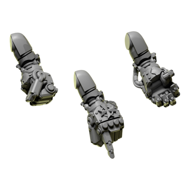 Fist Pairs | Eternal Pilgrims | Conversion Bits For 28mm 32mm Sci-fi Marines