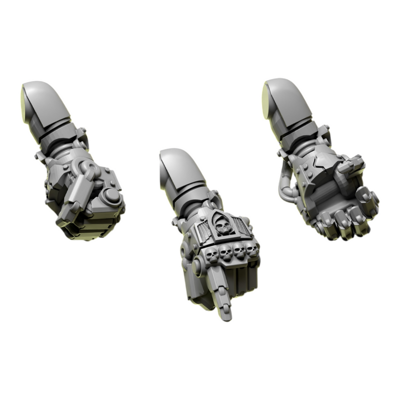 Fist Pairs | Eternal Pilgrims | Conversion Bits For 28mm 32mm Sci-fi Marines