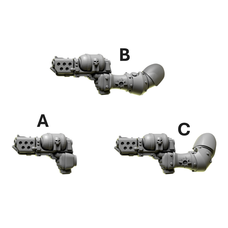 Pistols | Eternal Pilgrims | Conversion Bits For 28mm 32mm Sci-fi Marines