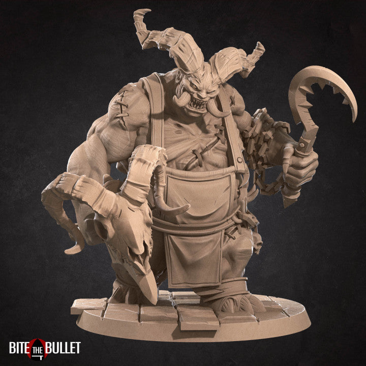 Flesh Carver | Bullet Hell Demons | Fantasy Miniature | Bite the Bullet TabletopXtra