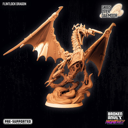 Flintlock Dragon | Skies Over Daemoor | Tabletop RPG Miniature TabletopXtra