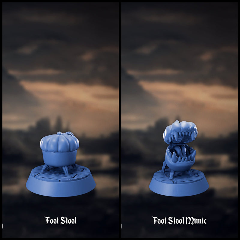 Foot Stool Mimic | Panic at Moorefrost Manor | Tabletop RPG Miniature TabletopXtra