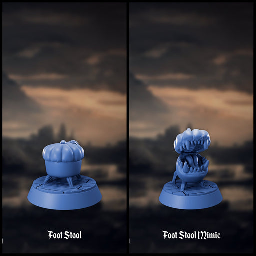 Foot Stool Mimic | Panic at Moorefrost Manor | Tabletop RPG Miniature TabletopXtra