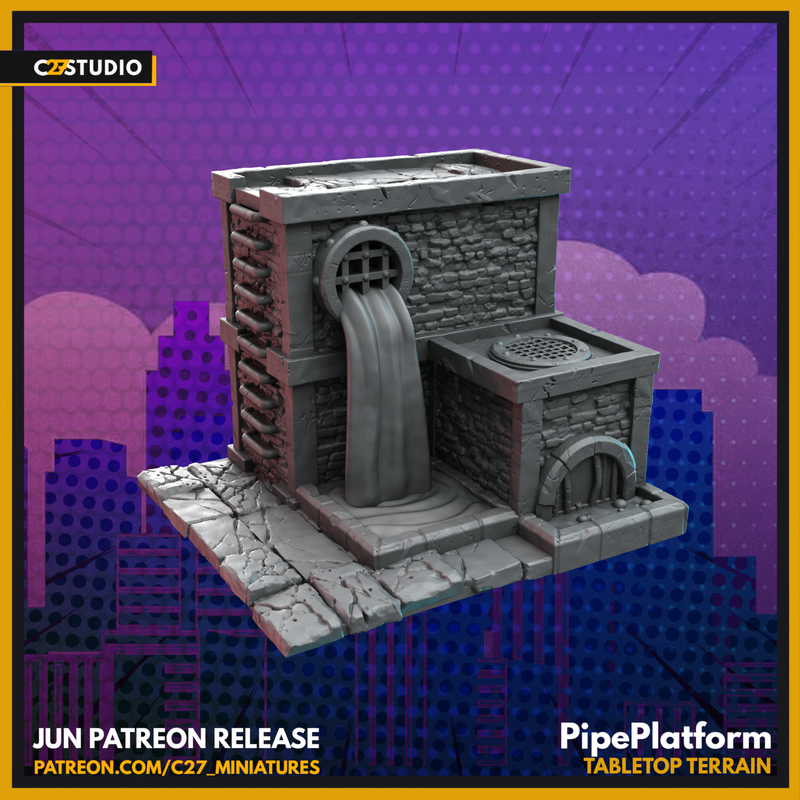 Sewer Pipe Platform | Terrain | C27 Studio