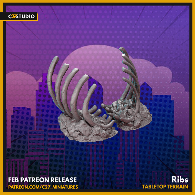 Splintered Ribs | Terrain | C27 Studio