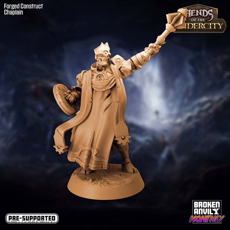 Forged Construct Chaplain | Fiends of the Undercity | Tabletop RPG Miniature TabletopXtra