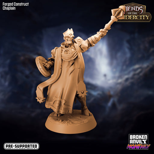 Forged Construct Chaplain | Fiends of the Undercity | Tabletop RPG Miniature TabletopXtra