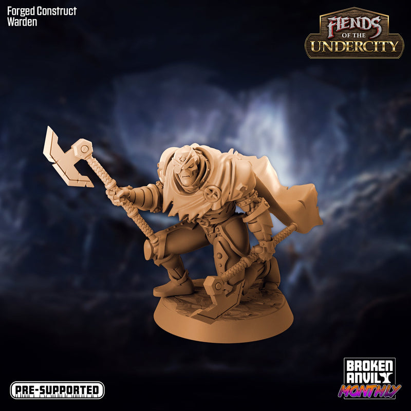 Forged Construct Miniatures | Fiends of the Undercity | Tabletop RPG Miniature TabletopXtra
