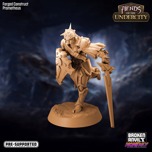 Forged Construct Prometheus | Fiends of the Undercity | Tabletop RPG Miniature TabletopXtra