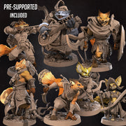 Foxfolk Miniatures | Fantasy Miniature | Bite the Bullet TabletopXtra