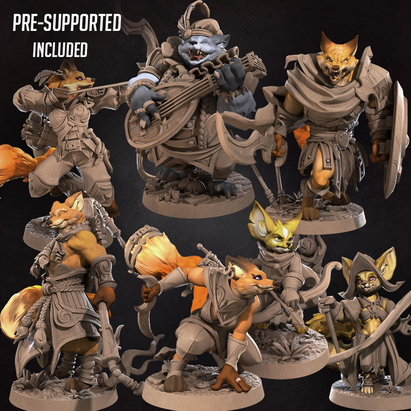 Foxfolk Miniatures | Fantasy Miniature | Bite the Bullet TabletopXtra