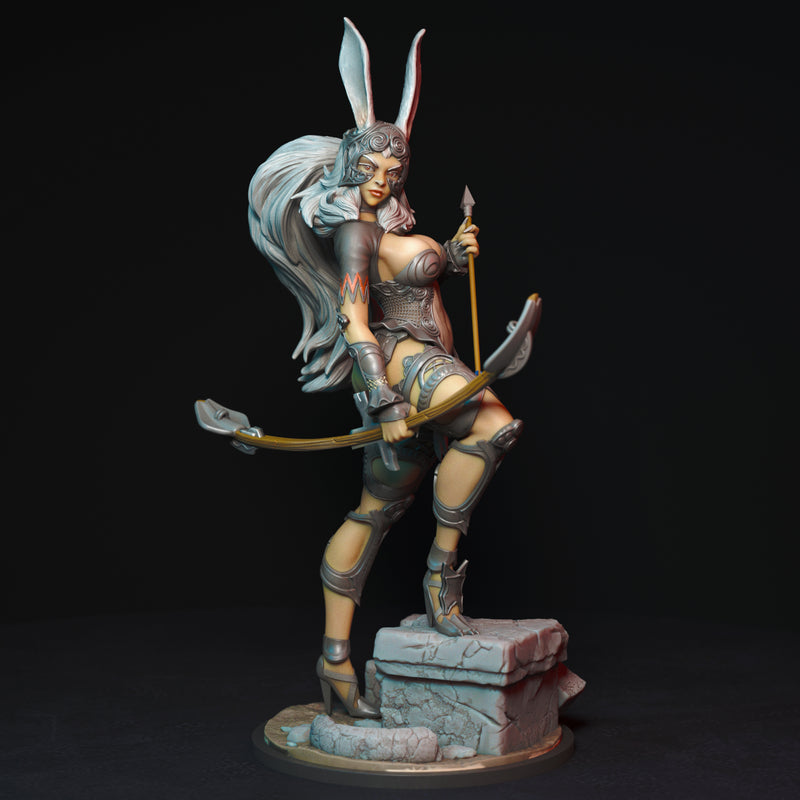 Fran | Pin-Up Statue Fan Art Miniature Unpainted | Torrida Minis