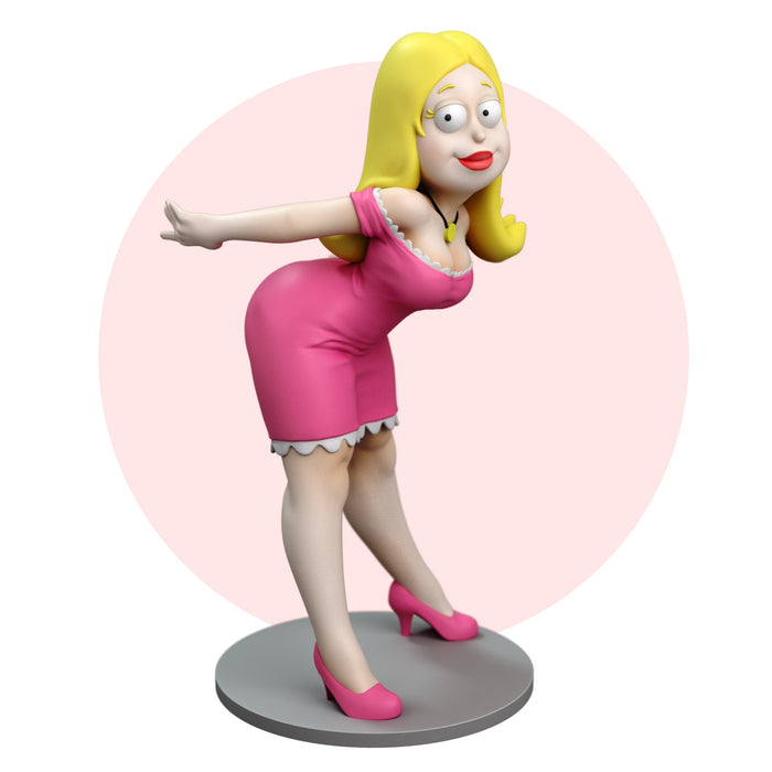 Francine | Pin-Up Statue Fan Art Miniature Unpainted | Torrida Minis