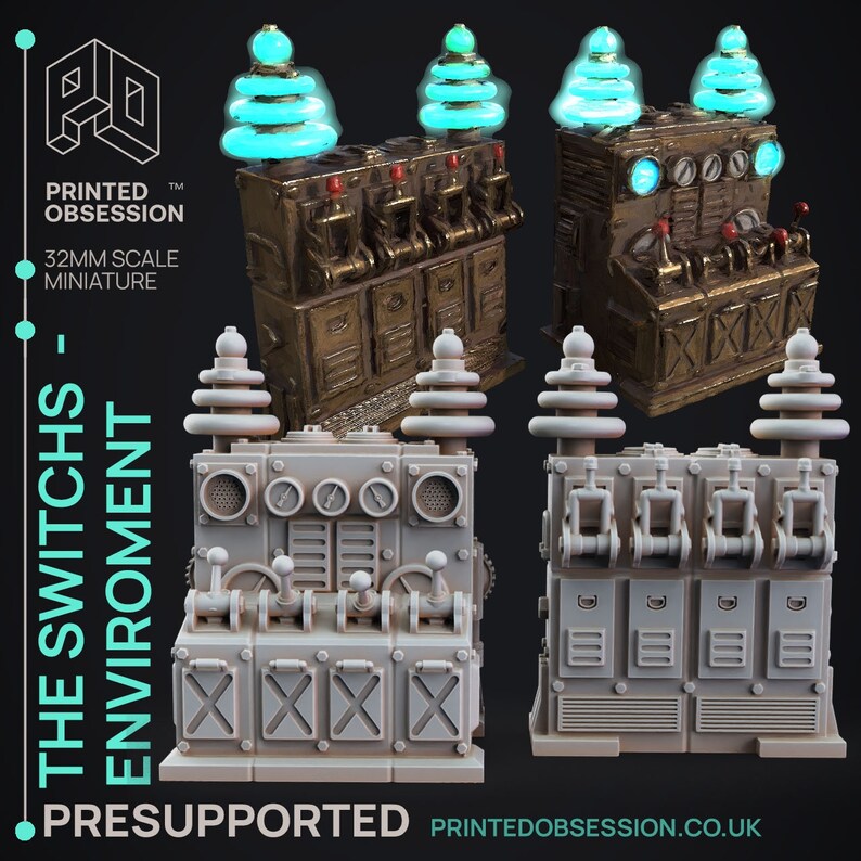 Frankensteins' Monster Miniatures (Full Set) | Fantasy Miniature | Printed Obsession TabletopXtra