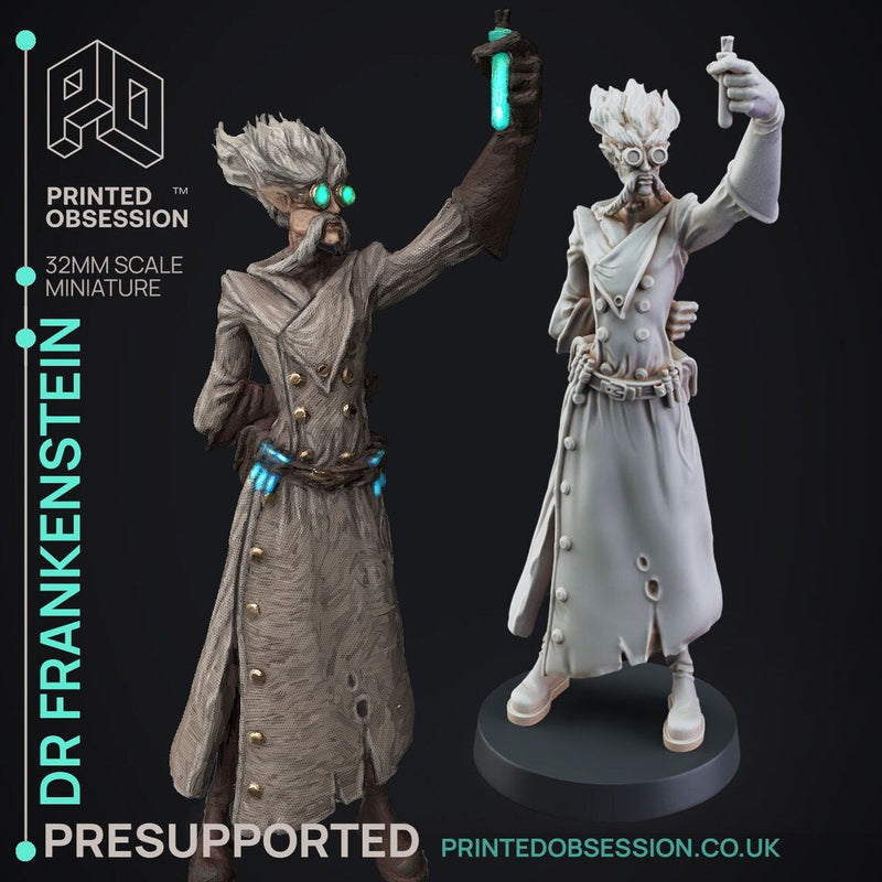 Frankensteins' Monster Miniatures (Full Set) | Fantasy Miniature | Printed Obsession TabletopXtra