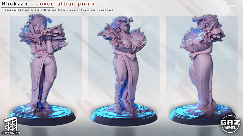 Rhok Zan Sucker For Love | Fantasy Pin-Up | Gaz Minis