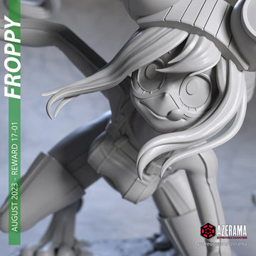 Froppy | Pin-Up Statue Fan Art Miniature Unpainted | Azerama