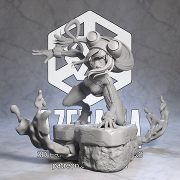 Froppy | Pin-Up Statue Fan Art Miniature Unpainted | Azerama