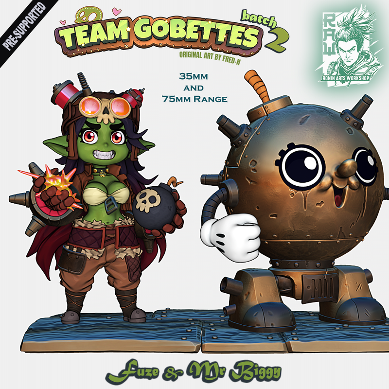 Goblin Artificer Fuze & Mr Biggy | Team Gobettes | Ronin Arts Workshop