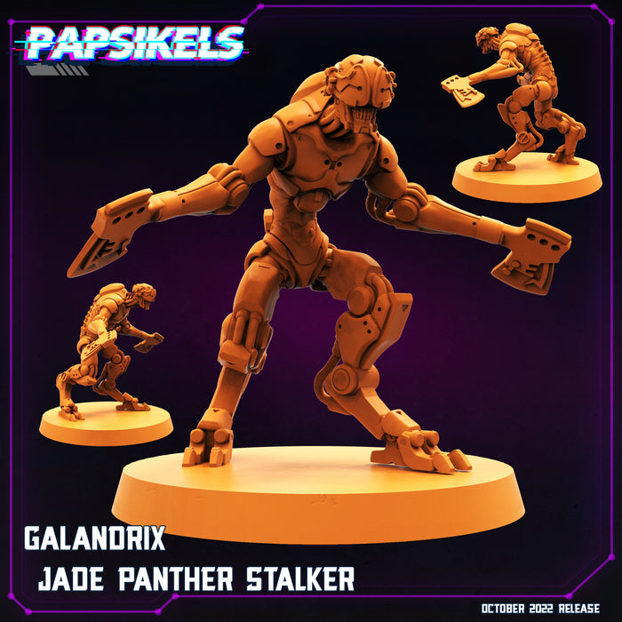 Galandrix Jade Panther Stalker | Cyberpunk | Sci-Fi Miniature | Papsikels