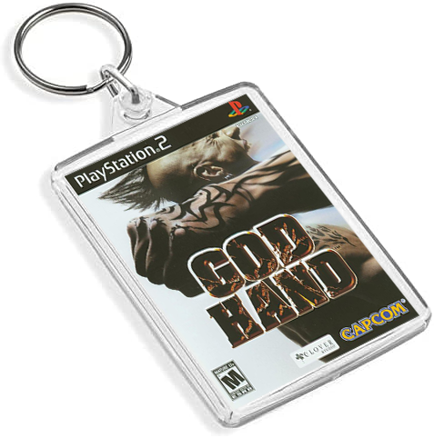 Retro Gaming Box Art Keyring - Gen VI P2 Console Style (Titles A-G)