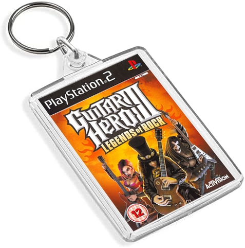 Retro Gaming Box Art Keyring - Gen VI P2 Console Style (Titles A-G)